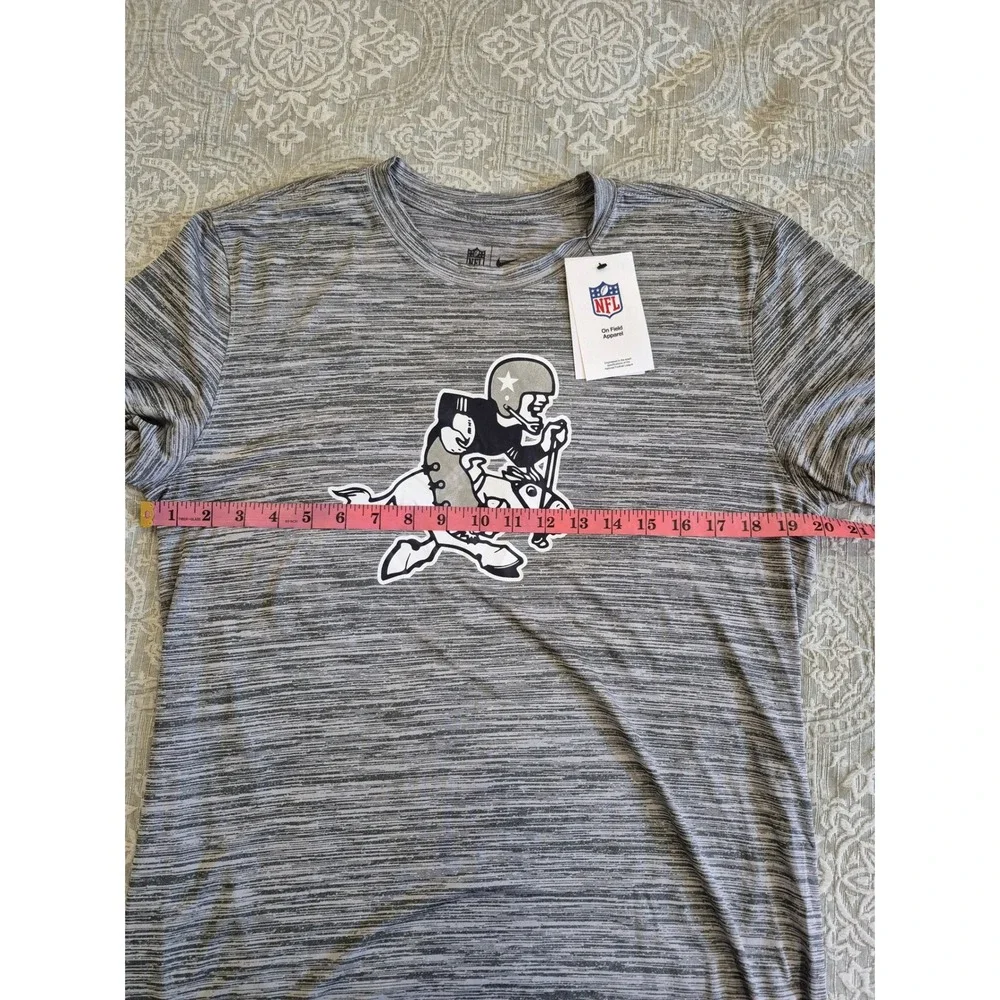 Nike NFL‎ On Field Apparel Football Graphic T-Shirt Men's Medium Gray